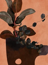 Foglie Più 6 Rosso