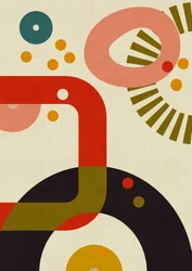 Cirque 3 in stile Mid-Century
