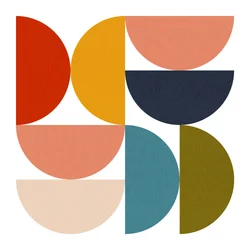Giochi di colori geometrici della metà del secolo 4