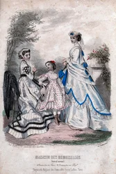Rivista di moda francese "Magasin des Demoiselles", Parigi, 25 luglio