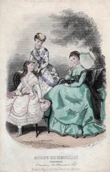 Rivista di moda francese "Magasin des Demoiselles", Parigi, 25 giugno