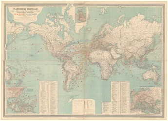 Mappa mondiale del vapore e dell