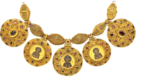 Collana con pendenti, inizio XII secolo