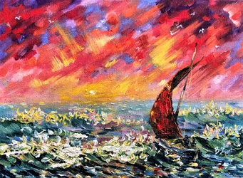 Tramonto spettacolare sull