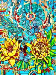 Koi: Fioritura delle farfalle