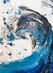 Onda oceanica astratta