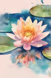 Riflesso del Loto Rosa