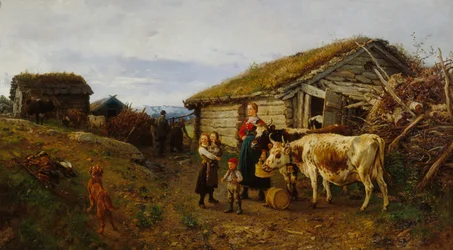 Al pascolo di montagna