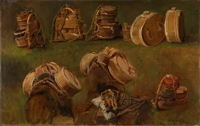Studio di basti e altri oggetti
