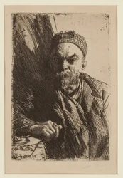 Ritratto del poeta Paul Verlaine (1844-1896)