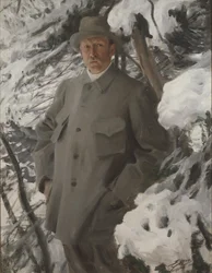 Il pittore Bruno Liljefors