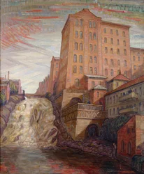 Birreria Foss (olio su tela)