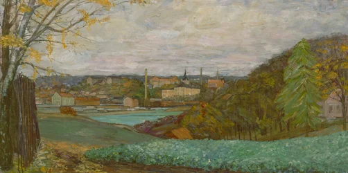 Frognerkilen da Bygdøy (olio su tela)
