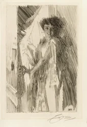 Ritratto della danzatrice Rosita Mauri