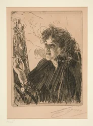 Ragazza con sigaretta II