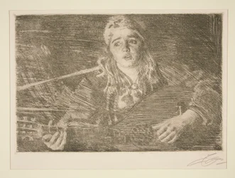Donna con liuto svedese