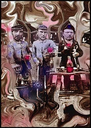 UN VETRO PER LAVORARE MEGLIO, 2002 (Pittura digitale)