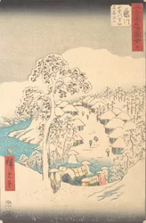 Fujikawa, Sanchu Yamanaka no Sato Miyajiyama, 7° mese anno della Lepre 1855