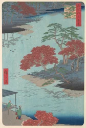 Dentro il santuario di Akiba a Ukeji, 8° mese, anno del serpente 1857