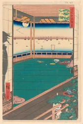 Capo della Luna (Tsuki-no-misaki) dalla Serie Cento Vedute Famose di Edo