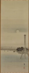 Scena notturna sul fiume Sumida, 1800