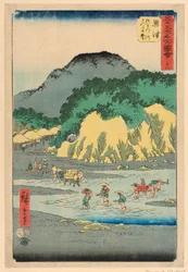 Okitsu dalla serie 53 stazioni di Tokaido