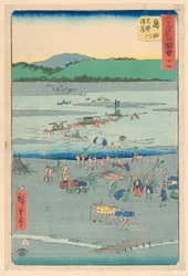 Shimada dalla serie 53 Stazioni di Tokaido