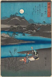 Sei fiumi gioiello da varie province Shokoku Mu-Tamagawa