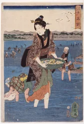 (Grande figura femminile che guada)