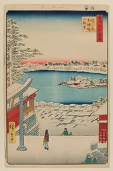 Vista sulla collina, Santuario di Yushima Tenjin