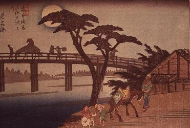 Chiaro di luna su Nagacubo, c.1840