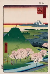 Nuovo Fuji, Meguro, dalla serie Cento Vedute di Luoghi Famosi di Edo