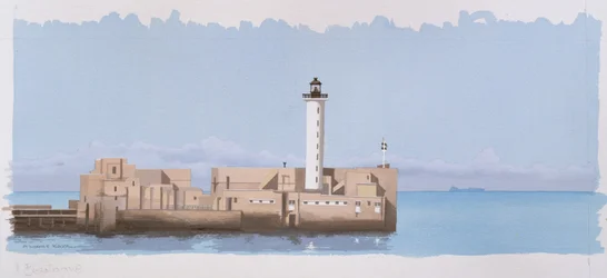 Faro di Boulogne, Pas de Calais, Francia