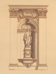 Opera di Budapest, Ungheria (dettaglio)