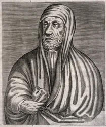 Ritratto di Abu Ali al-Husain ibn Abdallah ibn Sina detto Avicenna (incisione)
