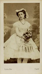 Ritratto della ballerina Marfa Muravyeva, 1863