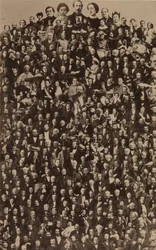 La corte imperiale di Napoleone III, ca. 1866, stampato negli anni 