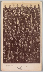Senza titolo: eroi militari e leader politici francesi, metà degli anni 1860.