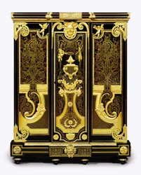 Piccola armadio con montatura in bronzo dorato di Luigi XIV, 1700-10