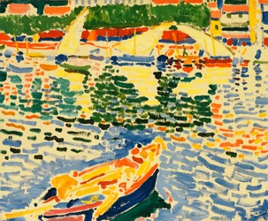 Barche al porto di Collioure, 1905 circa (olio su tela)