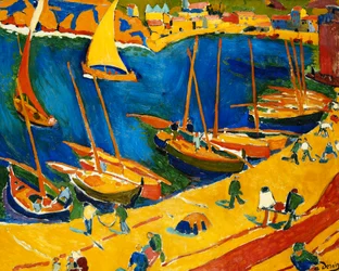 Collioure: Il porto dei pescatori; Collioure: Le Port de Peche