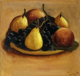 Pere, pesche e uva; Poires, Peches et Raisins