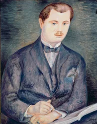 Ritratto di Paul Guillaume, 1919-20 circa (olio su tela) (cfr. anche 287559)