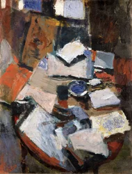 Natura morta su un tavolo, 1903 circa (olio su tela)