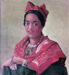 La ragazza della Martinica (olio su tela)