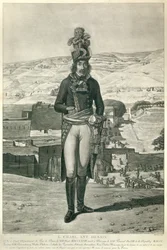 Ritratto a figura intera del generale Louis Charles Antoine Desaix durante la campagna d