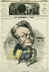 Adolphe Cremieux (1796-1880), avvocato, politico e presidente dell