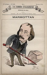 Caricatura di Pierre Joseph Henri Marmottan (1832-1914) da 