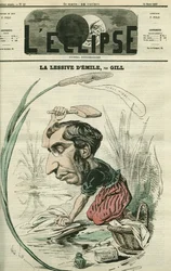 Emile Ollivier (1825-1913), politico francese. Copertina in "L