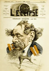 Romanziere inglese Charles Dickens